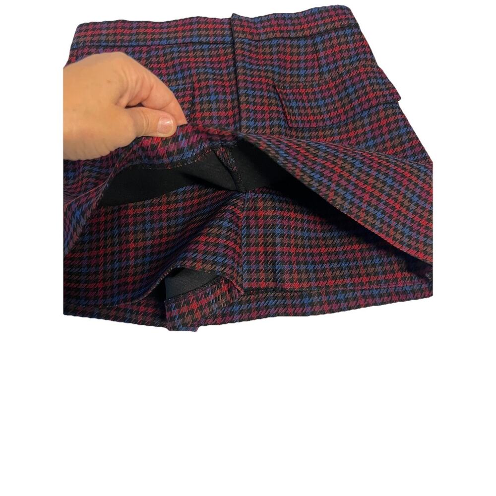 Zara Plade Split Skirt Skort small - Picture 4 of 6